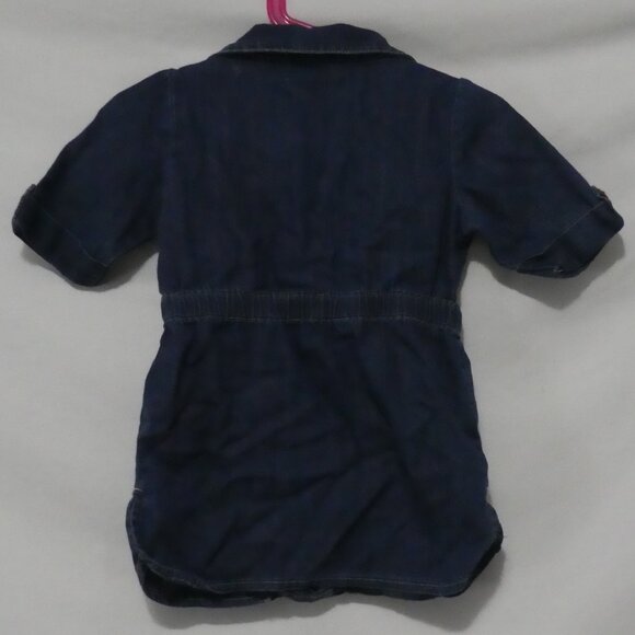 OLD NAVY | 18-24 months | Blue Button-Up Short Sleeve Denim Dress - Picture 2 of 15